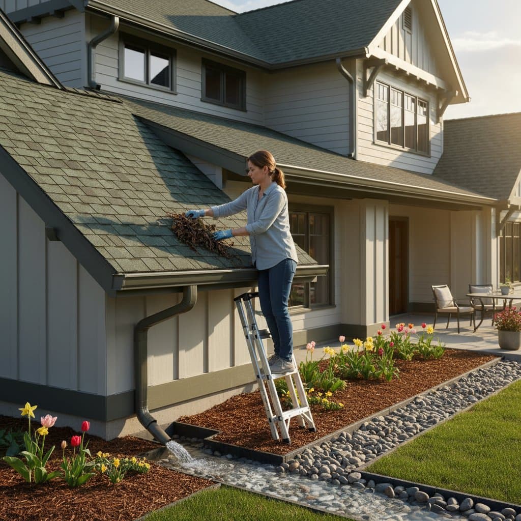 Featured image for Spring Gutter Care Prevents Foundation Damage