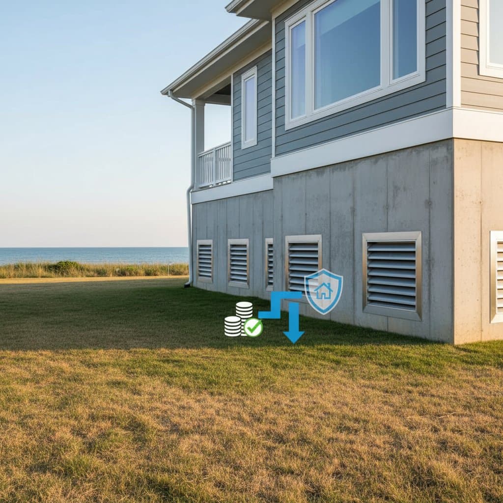 Featured image for Flood Vents Cut Insurance Costs While Protecting Foundations