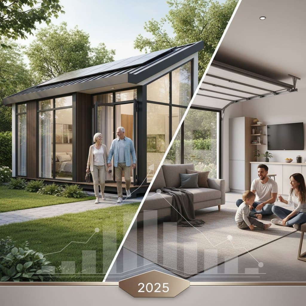 Featured image for Granny Pod vs Garage: 2025 Cost Comparison