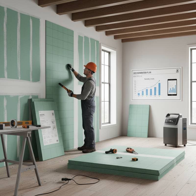 Featured image for Mold-Resistant Drywall Pays for Itself in 2025