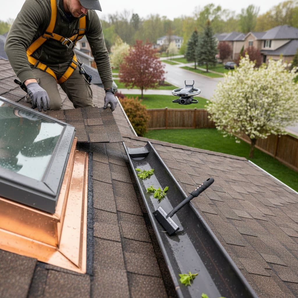 Featured image for Inspect These 4 Roof Areas Before Spring Rain Hits
