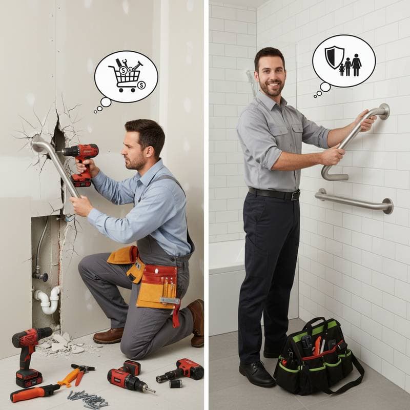 Featured image for Why DIY Grab Bar Installs Cost More Than You Think