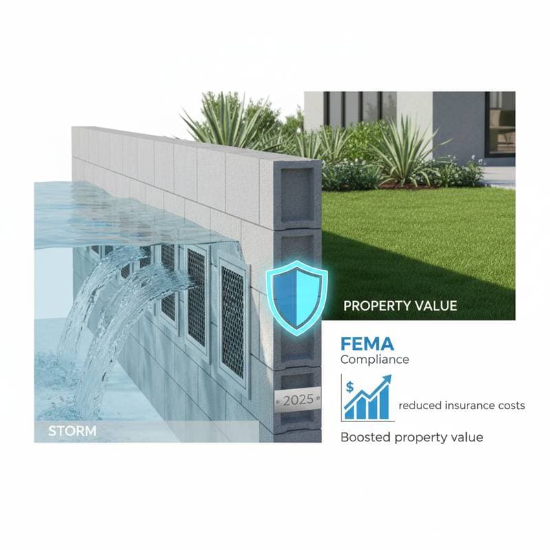 Featured image for FEMA Flood Vents Stop Foundation Collapse in Storms