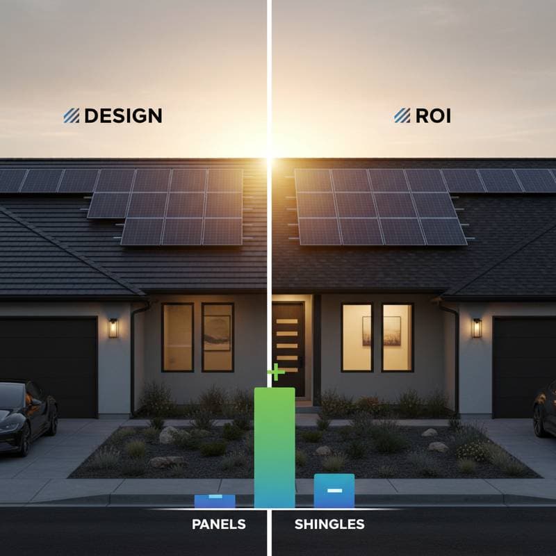 Featured image for Solar Panels Beat Shingles on ROI in 2025