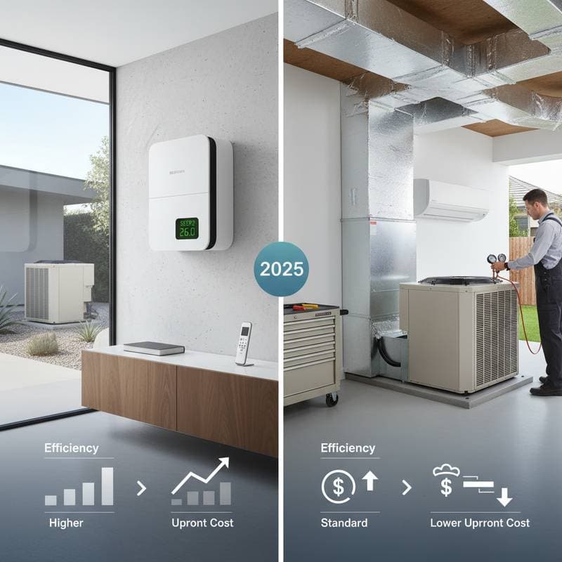Featured image for Mini-Split vs Central Air: 2025 Install Cost Breakdown