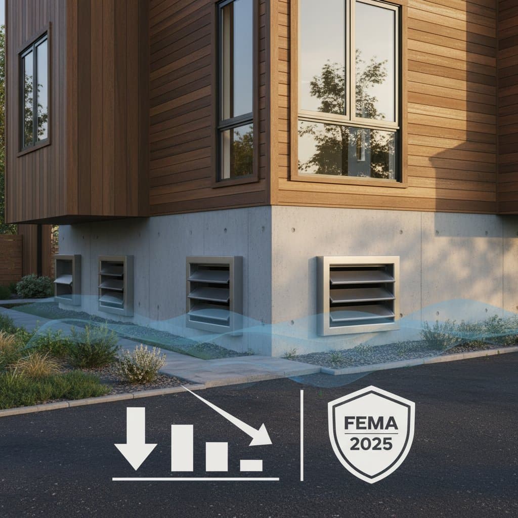 Featured image for Flood Vents Cut Insurance Costs Under New FEMA Rules