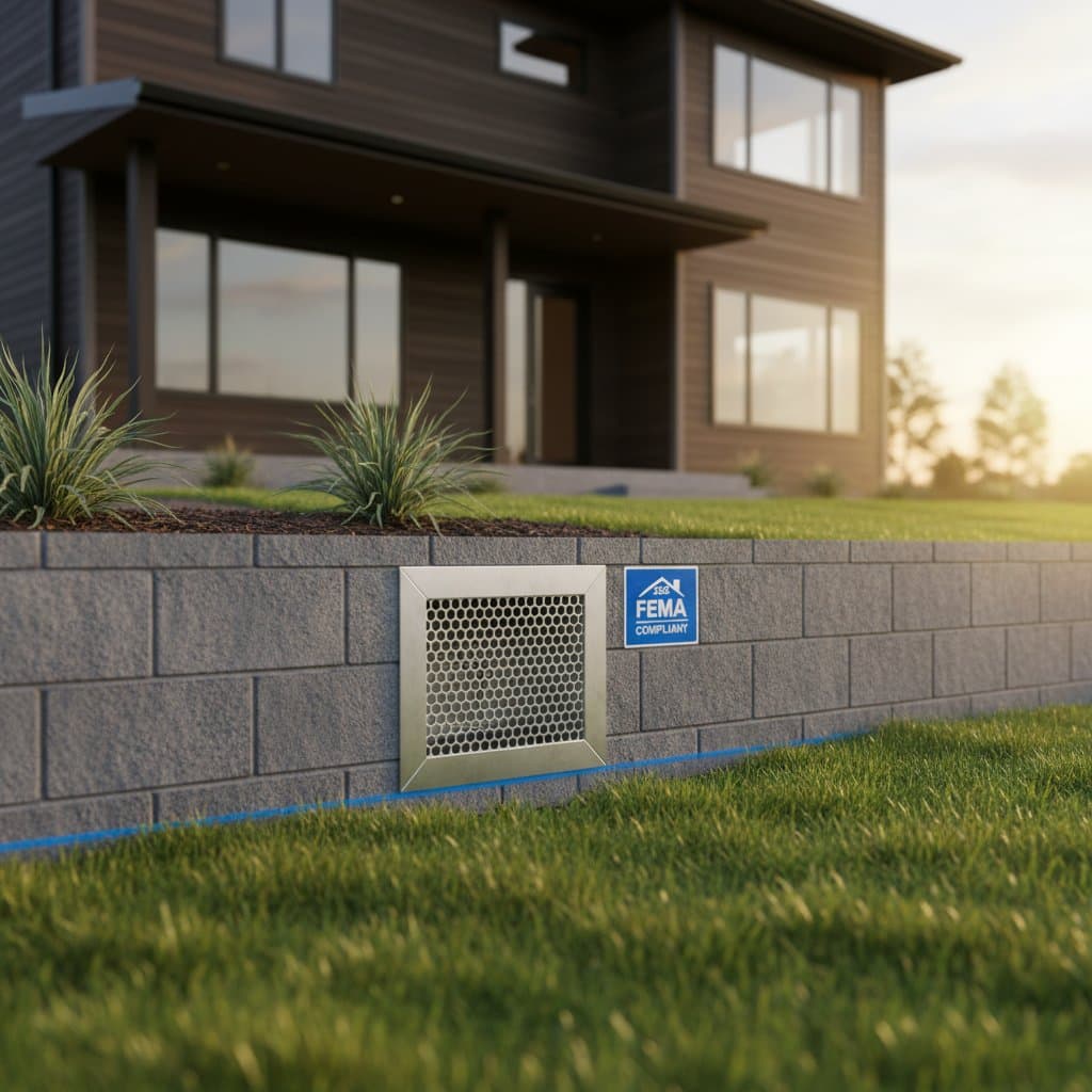Featured image for Why FEMA Now Requires Flood Vents in Your Foundation