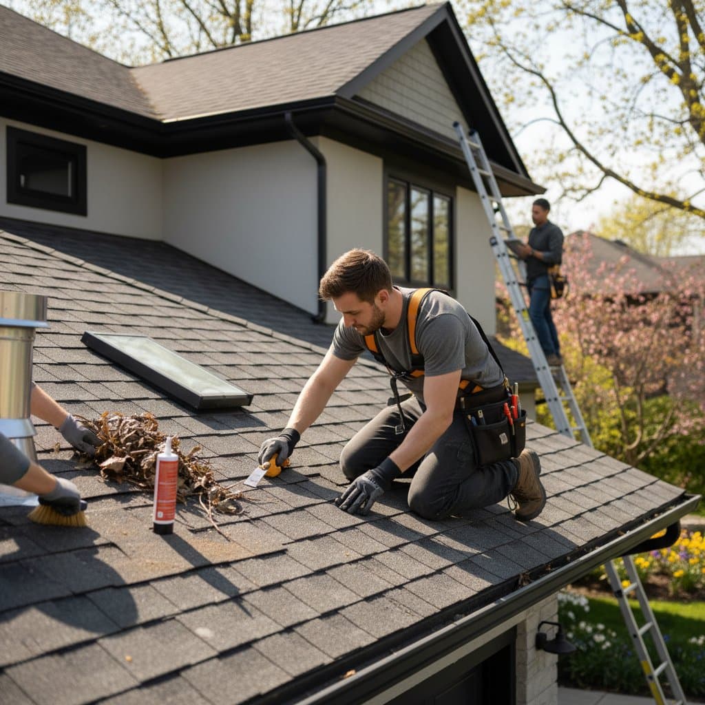 Featured image for Spring Roof Inspection Catches Damage Before It Escalates