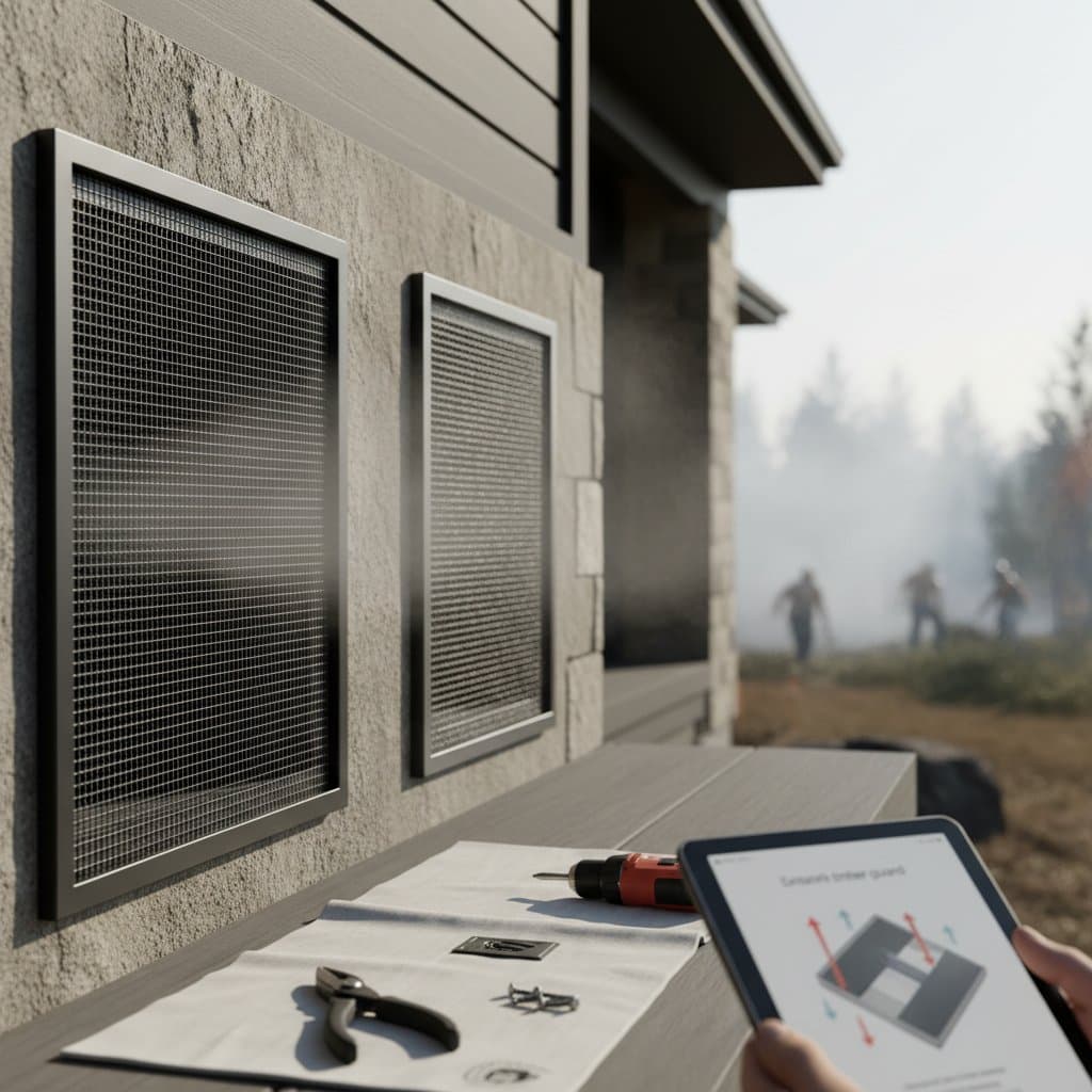 Featured image for Why Standard Vent Screens Fail in Wildfire Zones