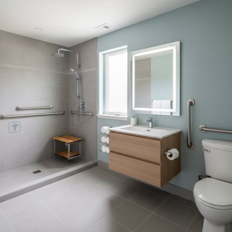 Featured image for Medicare Rarely Covers Bathroom Remodels: What Does