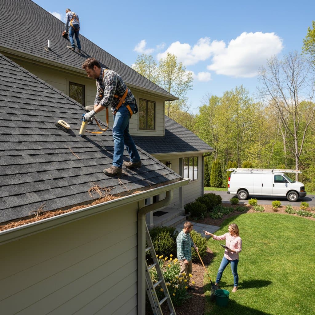 Featured image for Spring Roof and Gutter Checks That Prevent Costly Leaks