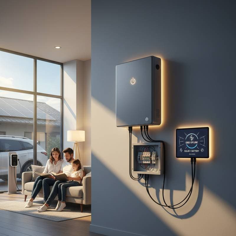 Featured image for Solar Battery Backup Keeps Your Home Running During Outages