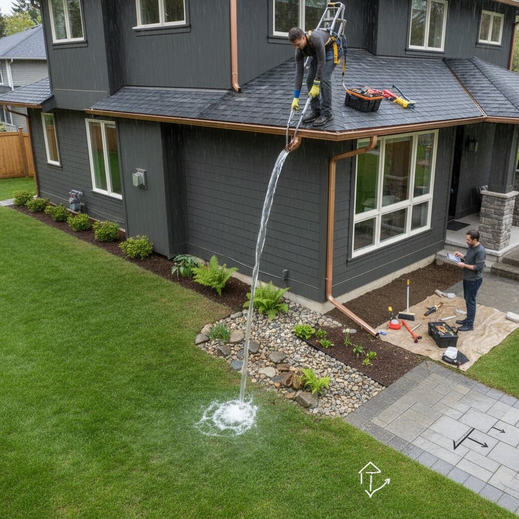 Featured image for Spring Gutter Care Prevents Costly Flood Repairs