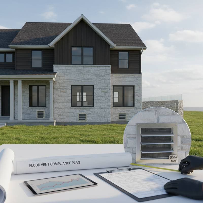 Featured image for FEMA Flood Vents: New 2026 Rules and Compliance Costs