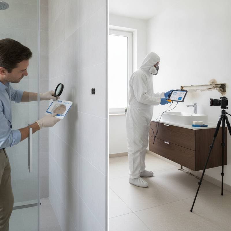 Featured image for When to Test Bathroom Mold vs Just Clean It